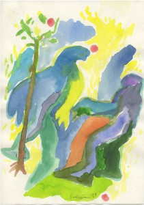 Szene hoch_0017_Aquarell 1984 A4