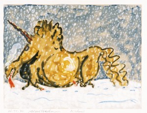 1976 Einhorn 2 Schnee