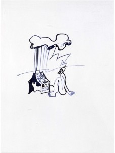 Serie Paris-Zeichnungen (7)1982